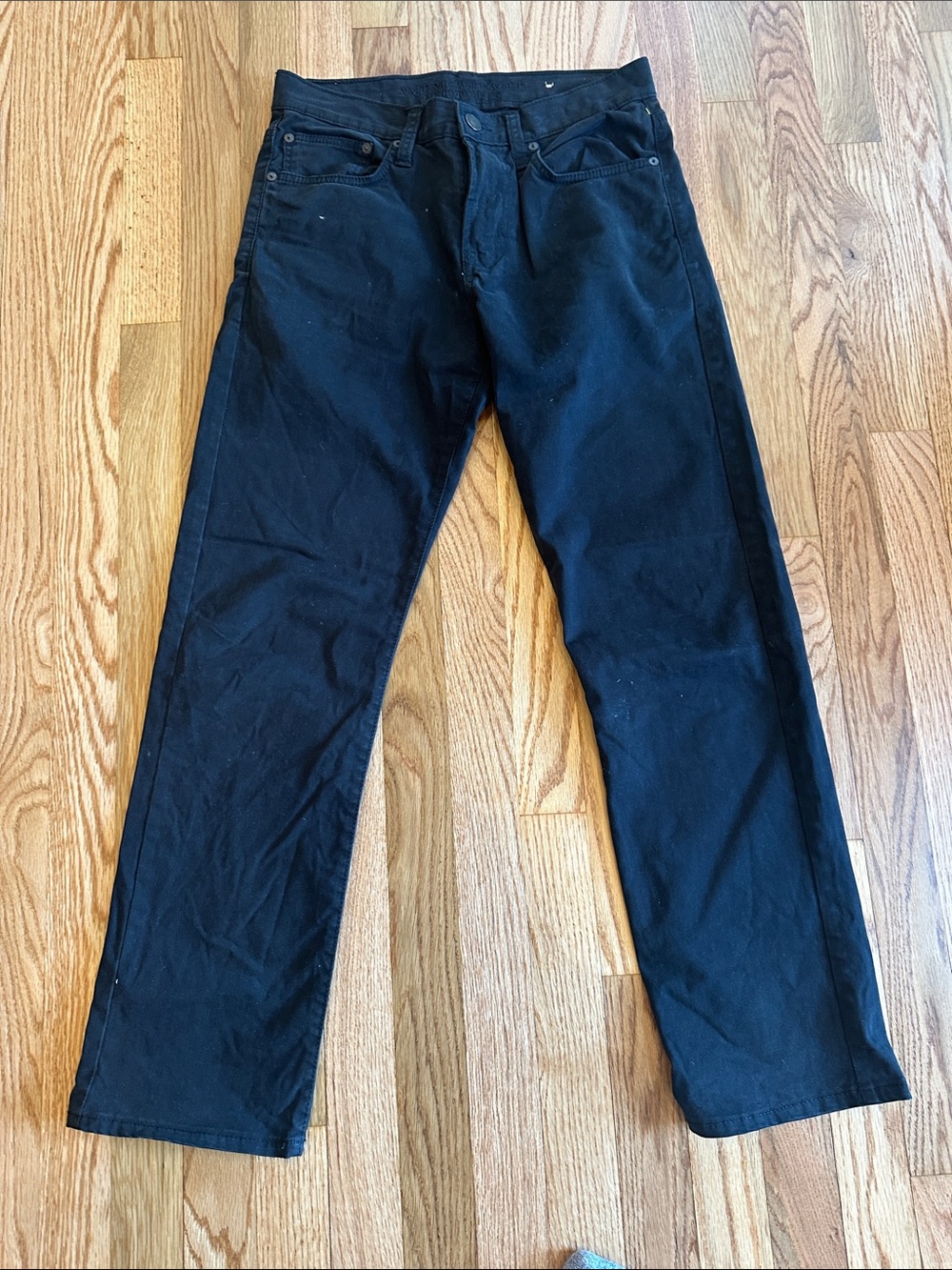 American Eagle Outfitters Men’s Black Straight-Leg Jeans-28W 30L NWOT